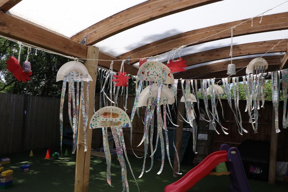 the house that jack built decorated jellyfish craft display