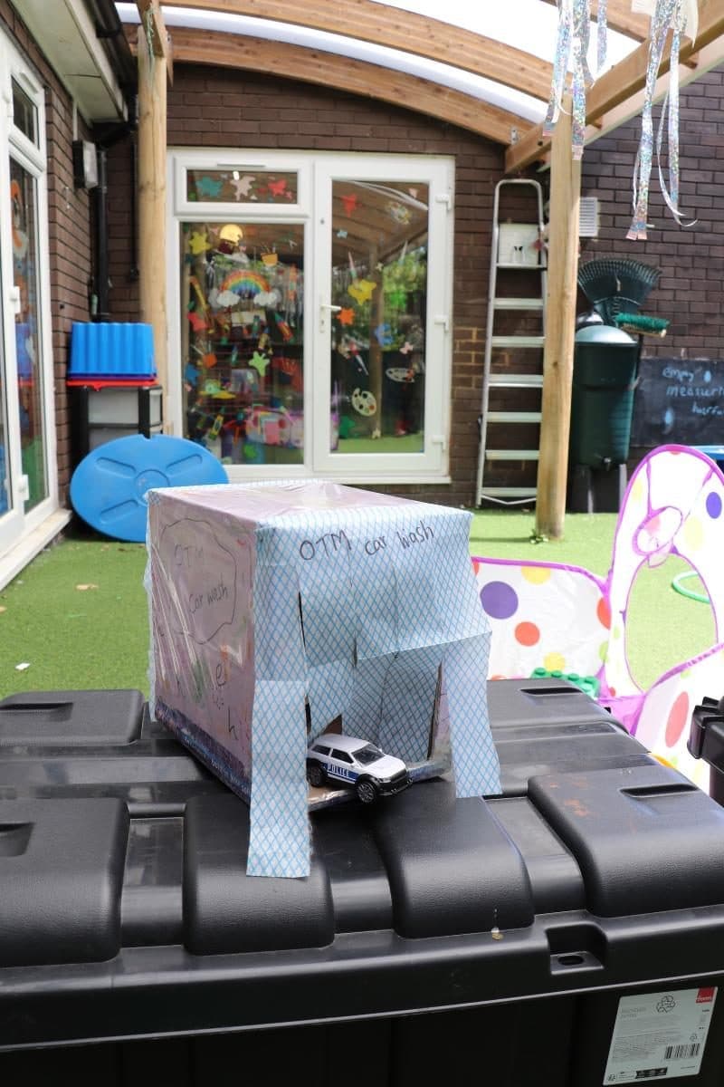 the house that jack built outdoor play area setup