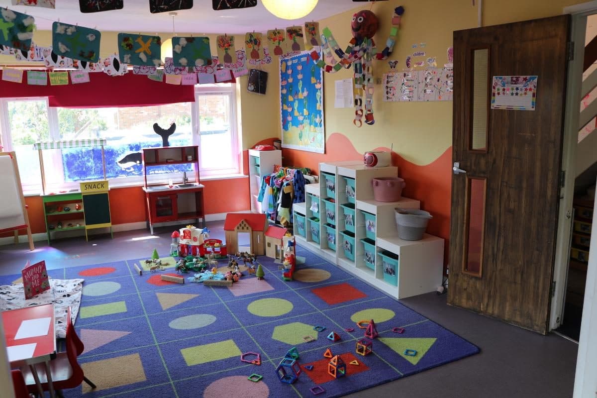 the house that jack built colorful nursery classroom with toys
