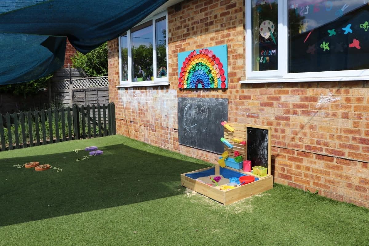 the house that jack built colorful outdoor play area setup