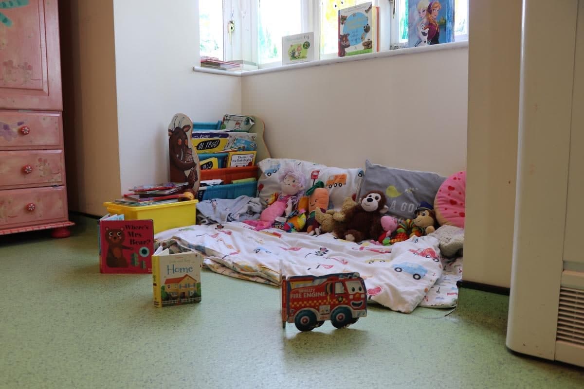 the house that jack built messy nursery room with toys